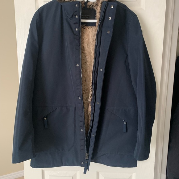 Marc New York by Andrew Marc faux fur collar winter men’s jacket - Picture 3 of 7